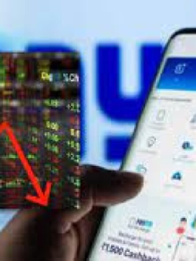 Paytm share price Fall